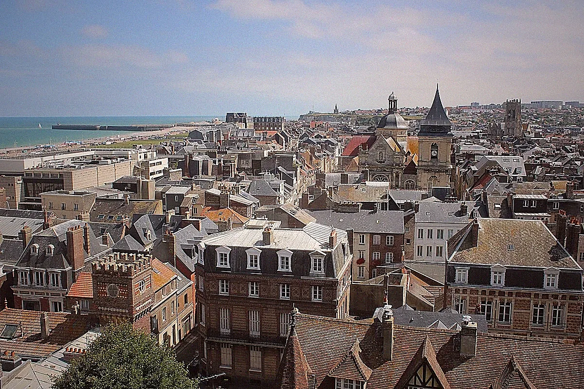 Dieppe — vue de la ville